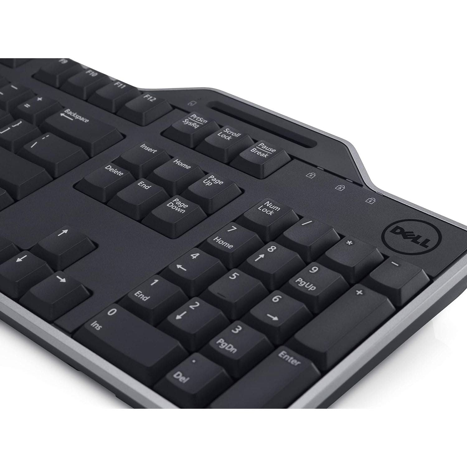 Buy Dell,Dell KB-813 Black USB Keyboard with Smartcard Reader - Gadcet UK | UK | London | Scotland | Wales| Near Me | Cheap | Pay In 3 | Keyboards